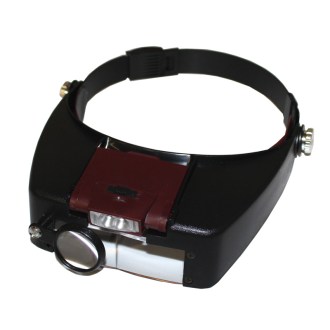 Lighted magnifying glass headset LED headband - Velleman®